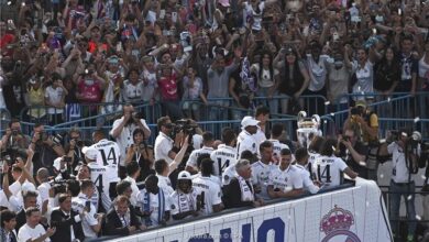 الموعد الرسمي ل احتفال ريال مدريد بلقب الدوري الاسباني