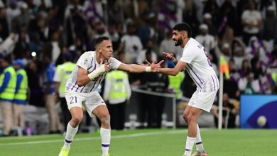 مباراة البطائح والعين في الدوري الإماراتي